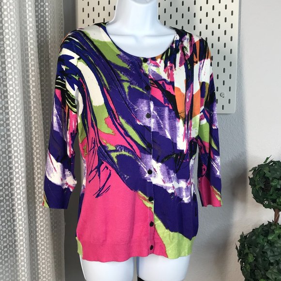 Joseph A Sweaters - Joseph A Sweater | Pink/Purple | Medium